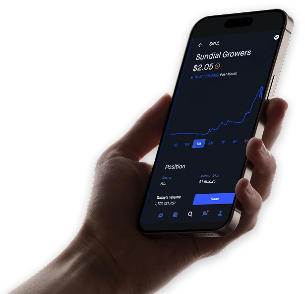 SGFX trading app on mobile